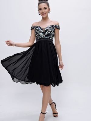 Вечерна рокля от шифон By Saygı черно