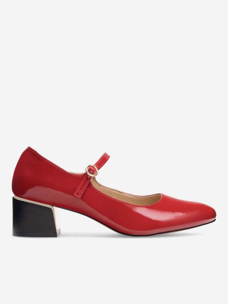 Елегантни ниски обувки Sergio Bardi червено