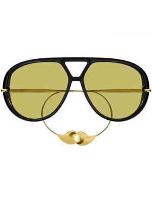 Okulary przeciwsłoneczne Bottega Veneta złote
