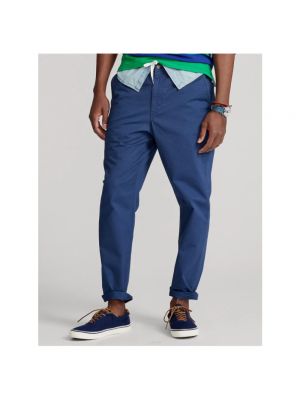 Spodnie Polo Ralph Lauren niebieskie