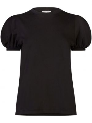 Βαμβακερή μπλούζα Nina Ricci μαύρο