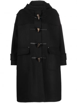 Kabát s kapucňou Mackintosh čierna