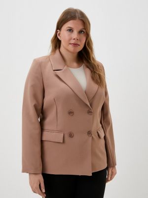 Пиджак Chic De Femme коричневый