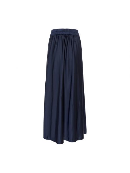 Satynowa długa spódnica Inwear niebieska