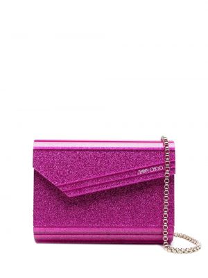 Чанта тип „портмоне“ Jimmy Choo розово