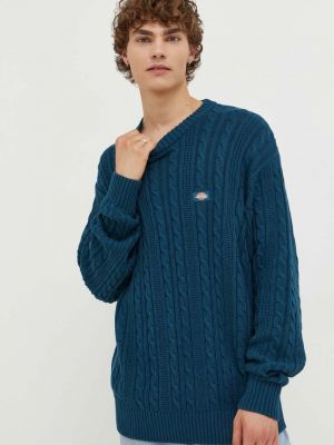 Pamučni pulover Dickies plava