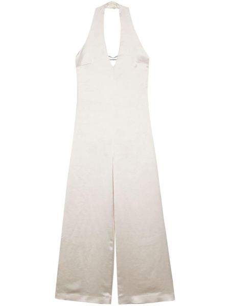 V-nyakú széles szárú jumpsuit Peserico