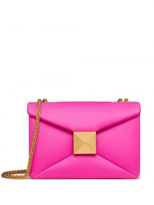 Чанта за ръка Valentino Garavani розово