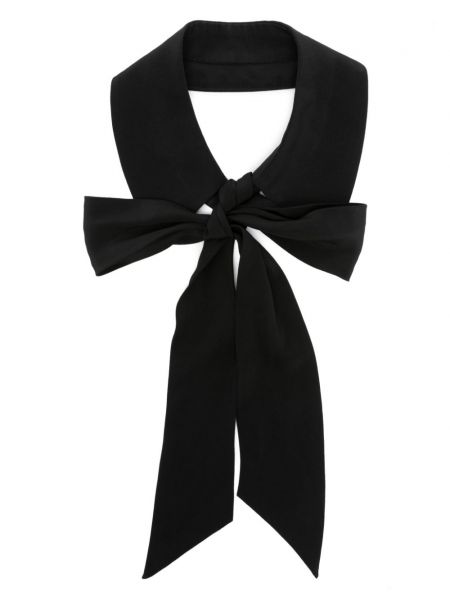 Svilena kravata Claudie Pierlot črna