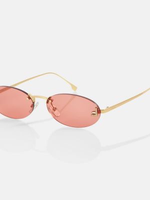 Sluneční brýle Fendi růžové