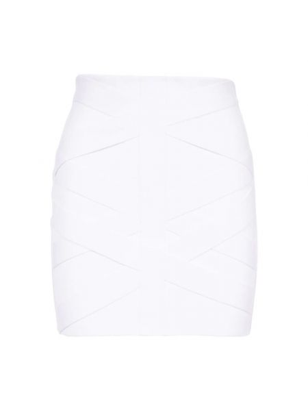 Mini spódniczka Balmain biała