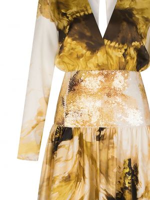 Robe de soirée à imprimé à motifs abstraits Silvia Tcherassi
