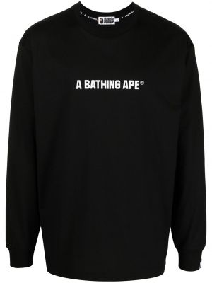 Trykt t-skjorte A Bathing Ape® svart