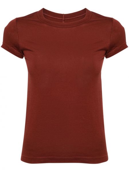 Bavlnené tričko Rick Owens červená