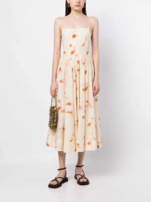 Sukienka z otwartymi plecami z nadrukiem w abstrakcyjne wzory Jason Wu