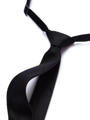 Seiden woll krawatte Valentino Garavani schwarz