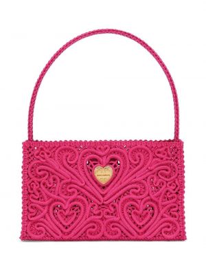 Кружевная сумка на шнуровке Dolce & Gabbana
