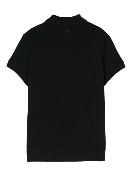 Polo marškinėliai Ami Paris juoda