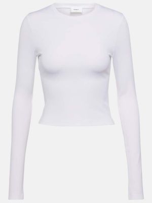 Top in jersey Wardrobe.nyc bianco