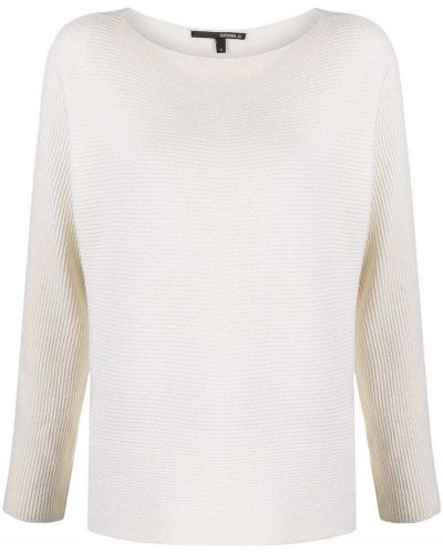 Jersey de tela jersey con escote barco Tortona 21 blanco