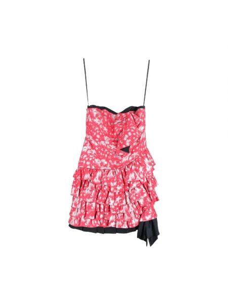 Jedwabna sukienka Marc Jacobs Pre-owned różowa
