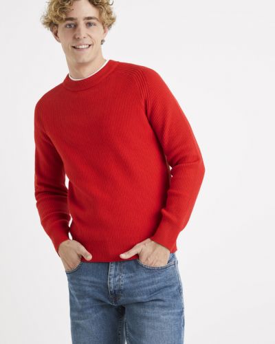 Sweter Celio czerwony