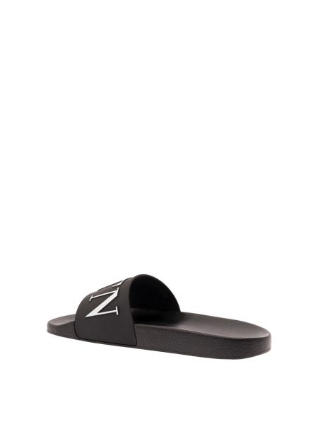 Sandalias de punta redonda Valentino Garavani negro