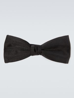 Hodvábna kravata Saint Laurent čierna