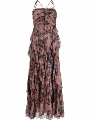 Ruffle dress Ulla Johnson brun