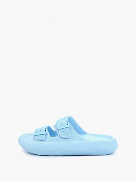 Шлепанцы Ideal Shoes® голубые