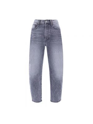 Figurbetonte bootcut jeans Mother schwarz