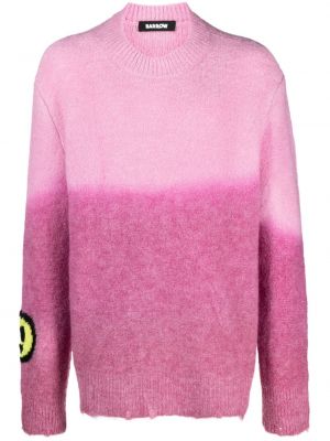 Жакардов пуловер Barrow розово
