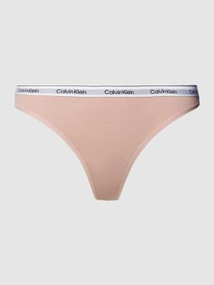 Stringi w jednolitym kolorze Calvin Klein Underwear
