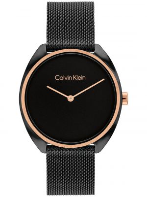 Часы из нержавеющей стали Calvin Klein черные