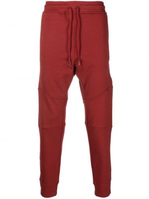 Βαμβακερό αθλητικό παντελόνι με φερμουάρ C.p. Company κόκκινο