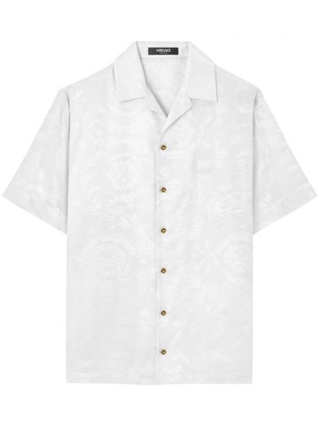 Жакардова риза Versace бяло