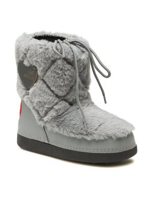 Čizme za snijeg Love Moschino siva