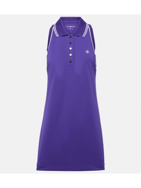 Suknelė su apykakle Tory Sport violetinė