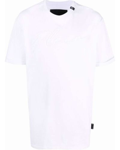 Camiseta con bordado Philipp Plein blanco