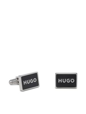 Копчета за ръкавели с копчета с копчета Hugo черно