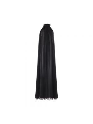 Robe longue en soie à imprimé Tom Ford noir