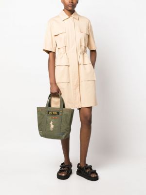 Shopper kabelka s výšivkou Polo Ralph Lauren