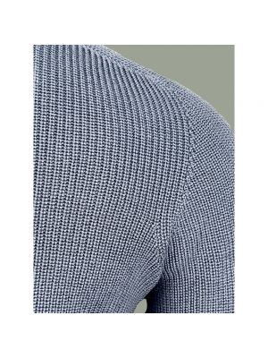 Sweter z okrągłym dekoltem Gran Sasso niebieski