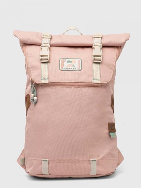 Розовый однотонный рюкзак Doughnut