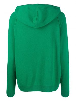 Jersey fleece hoodie Chinti & Parker grün