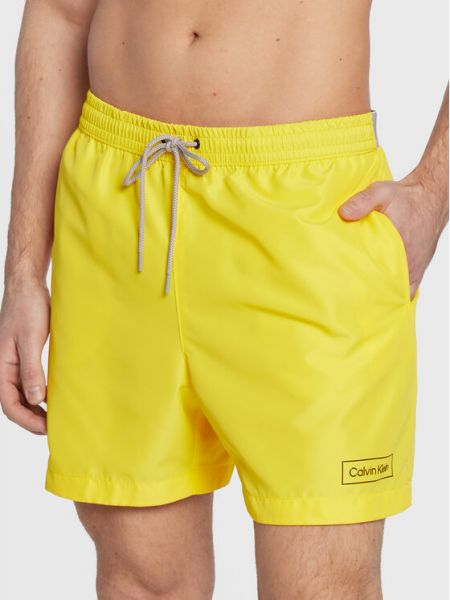 Szorty Calvin Klein Swimwear żółte