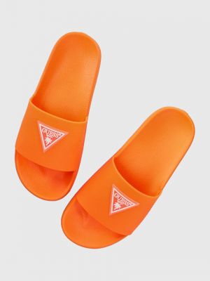 Pantofle Guess oranžové