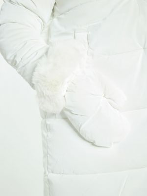 Manteau d'hiver Faina blanc