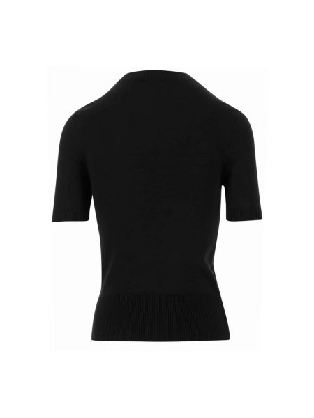 Jersey de punto de tela jersey Patou negro