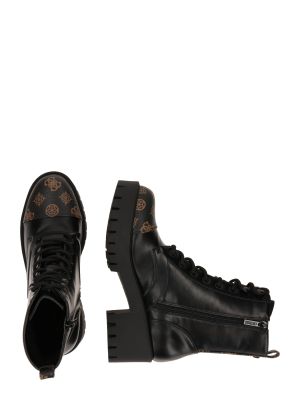Členkové topánky Guess čierna